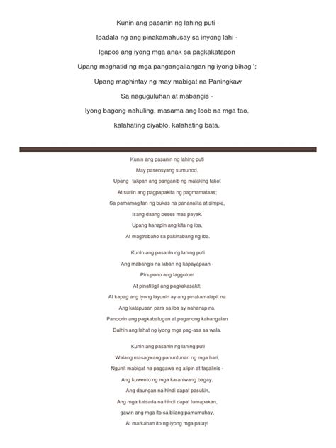Burden In Tagalog Translation .